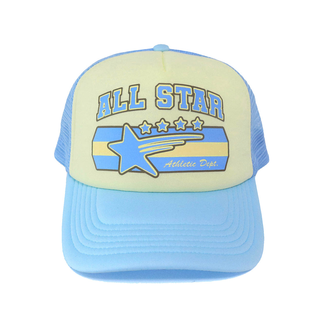 Trucker Hat Astros Light Blue Star One Hip Mom Clothing Boutique Klein Tx